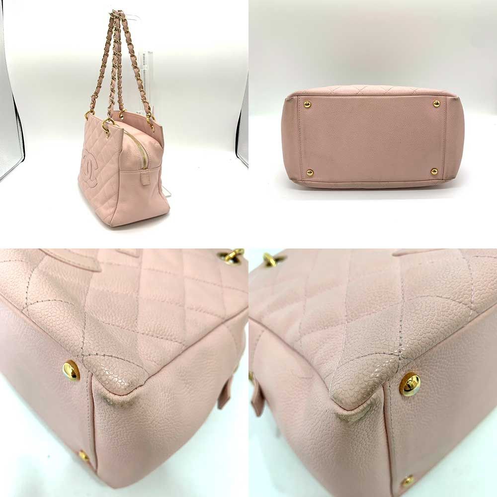 Chanel Chanel Chanel Caviar Skin Matelasse Chain Tote Bag A18004 Leather Tote Bag A18004 in Very Good Condition Size ONE SIZE - 3 Thumbnail