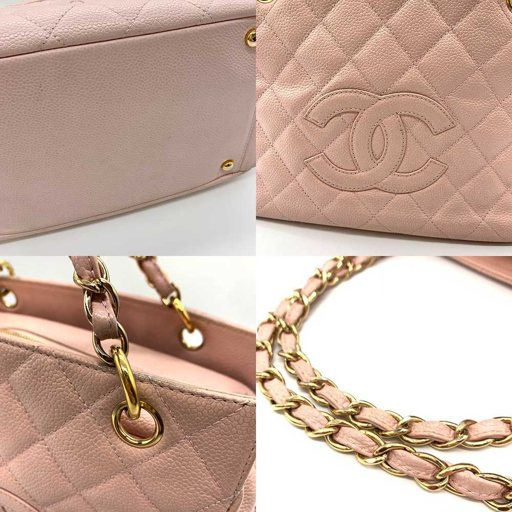 Chanel Chanel Chanel Caviar Skin Matelasse Chain Tote Bag A18004 Leather Tote Bag A18004 in Very Good Condition Size ONE SIZE - 4 Thumbnail