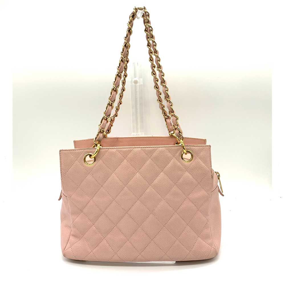 Chanel Chanel Chanel Caviar Skin Matelasse Chain Tote Bag A18004 Leather Tote Bag A18004 in Very Good Condition Size ONE SIZE - 2 Thumbnail