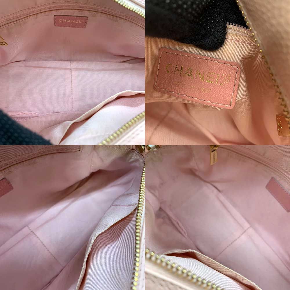 Chanel Chanel Chanel Caviar Skin Matelasse Chain Tote Bag A18004 Leather Tote Bag A18004 in Very Good Condition Size ONE SIZE - 6 Thumbnail