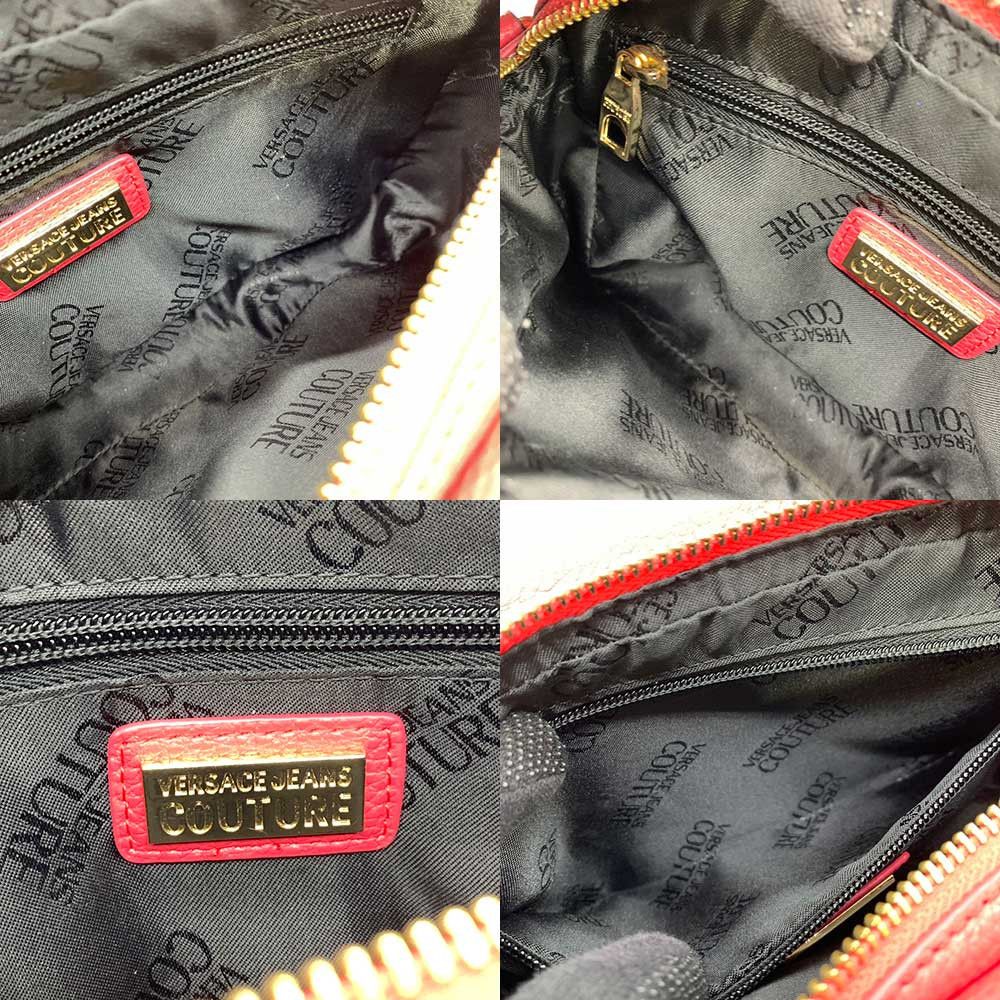 Versace Versace Versace Leather Shoulder Bag Pink 2way Leather Crossbody Bag in Very Good Condition Size ONE SIZE - 9 Thumbnail