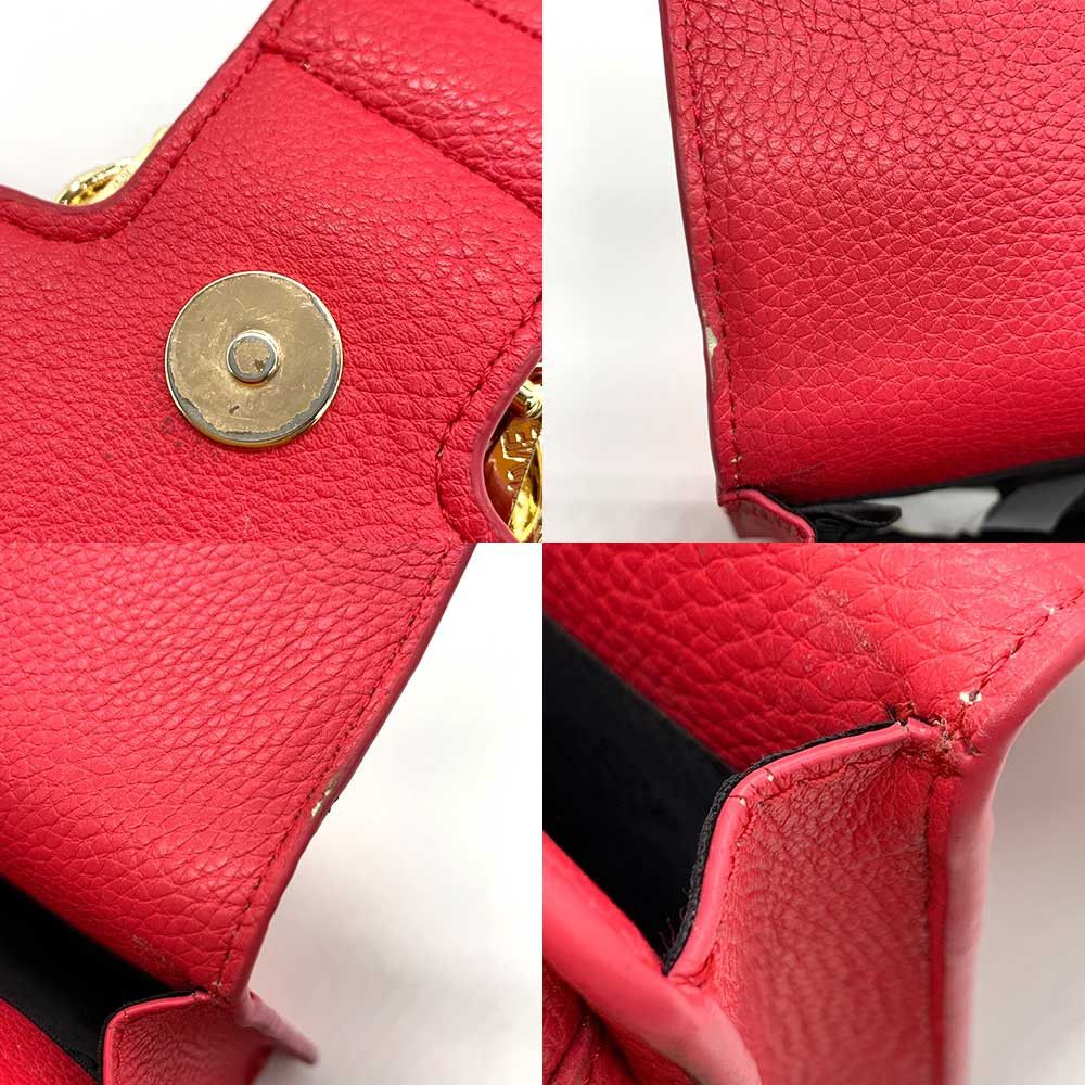 Versace Versace Versace Leather Shoulder Bag Pink 2way Leather Crossbody Bag in Very Good Condition Size ONE SIZE - 7 Thumbnail
