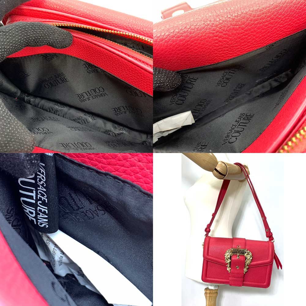 Versace Versace Versace Leather Shoulder Bag Pink 2way Leather Crossbody Bag in Very Good Condition Size ONE SIZE - 10 Thumbnail