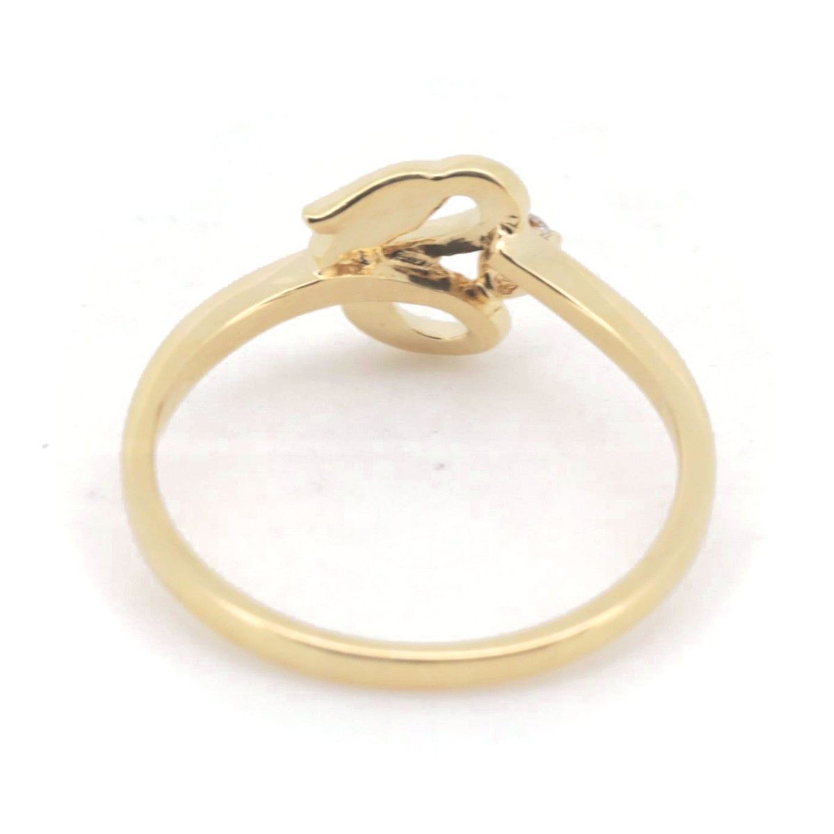 Mikimoto Mikimoto Mikimoto Diamond Ring K18YG Yellow Gold Metal Ring in Great Condition Size ONE SIZE - 2 Thumbnail