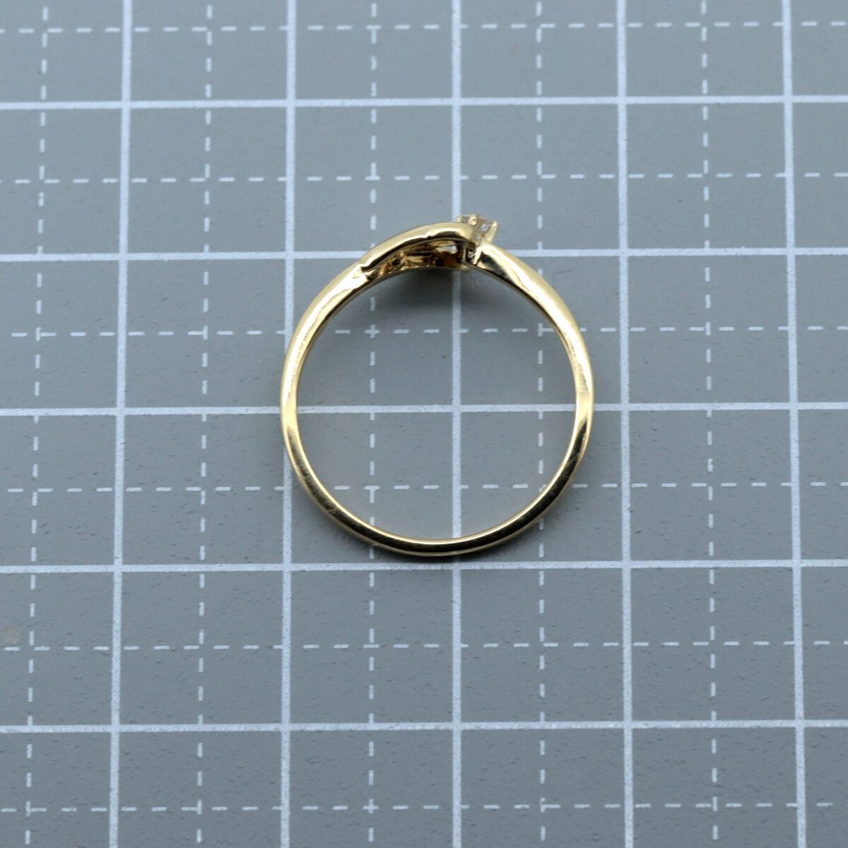 Mikimoto Mikimoto Mikimoto Diamond Ring K18YG Yellow Gold Metal Ring in Great Condition Size ONE SIZE - 4 Thumbnail
