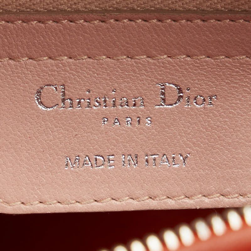 Dior Dior Dior Lady Dior Cannage Leather Handbag Leather Handbag in Very Good Condition Size ONE SIZE - 8 Thumbnail