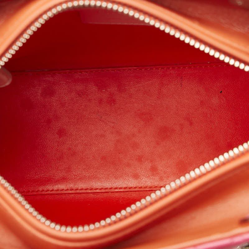 Dior Dior Dior Lady Dior Cannage Leather Handbag Leather Handbag in Very Good Condition Size ONE SIZE - 6 Thumbnail