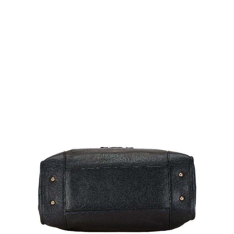 Loewe Loewe Loewe Leather Amazona 36 Anagram Handbag Black Leather Handbag in Good Condition Size ONE SIZE - 4 Thumbnail