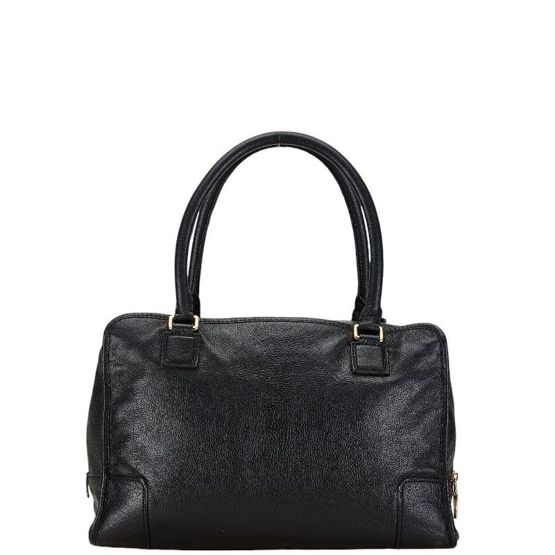 Loewe Loewe Loewe Leather Amazona 36 Anagram Handbag Black Leather Handbag in Good Condition Size ONE SIZE - 3 Thumbnail