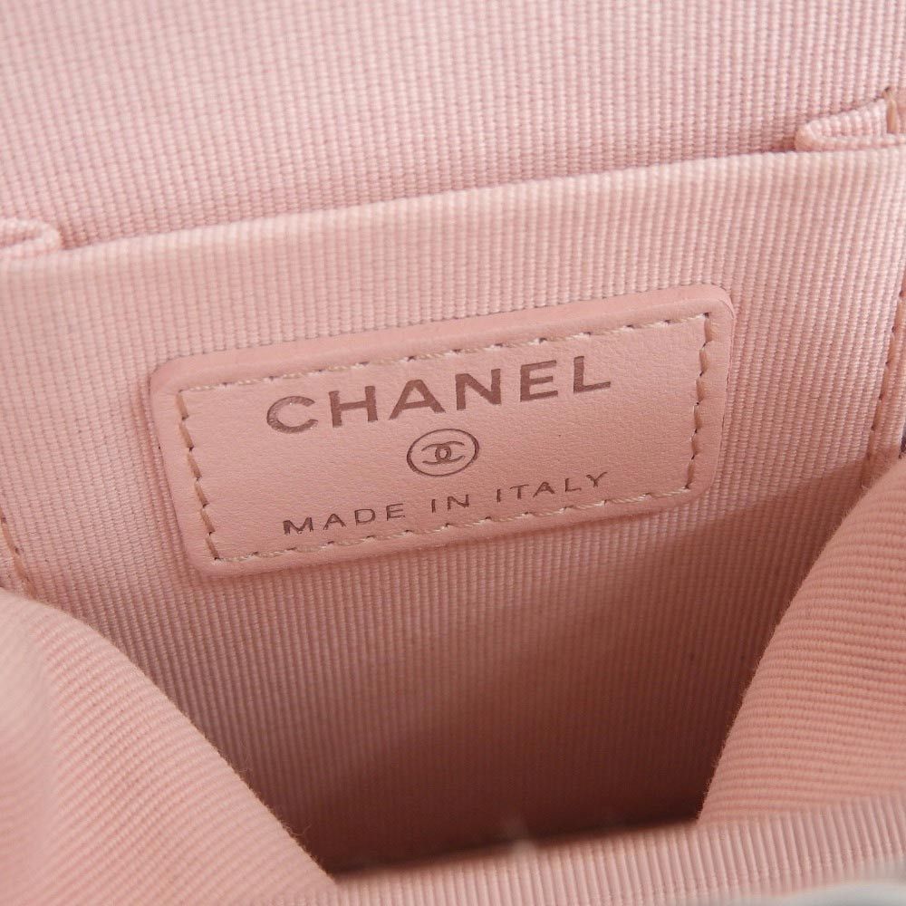 Chanel Chanel Chanel Coco Mark Chain Clutch Shoulder Bag White Leather Clutch Bag AP2496 in Excellent Condition Size ONE SIZE - 6 Thumbnail