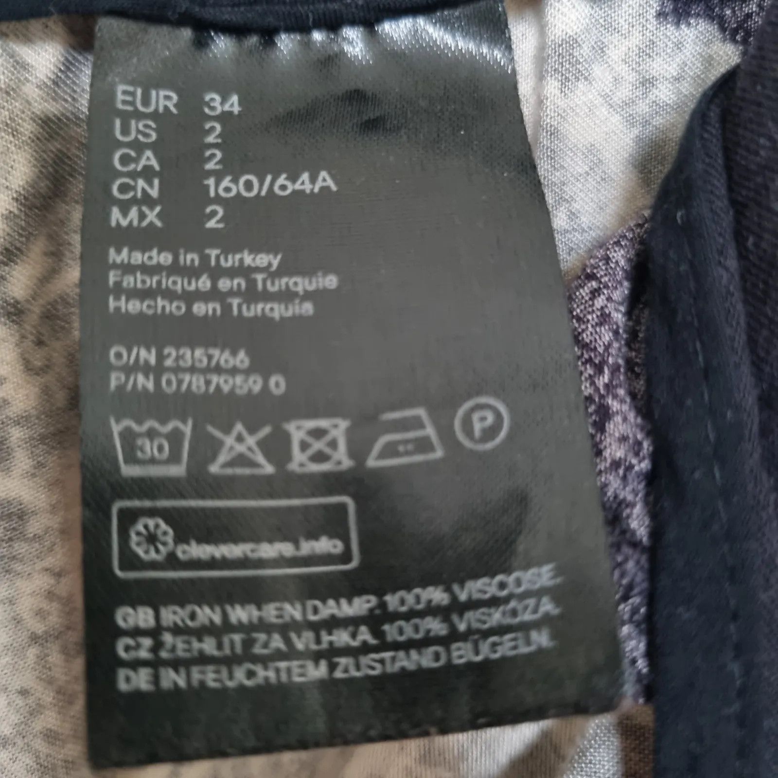 H&M HM Pants Size 25" / US 0 / IT 36 - 3 Thumbnail