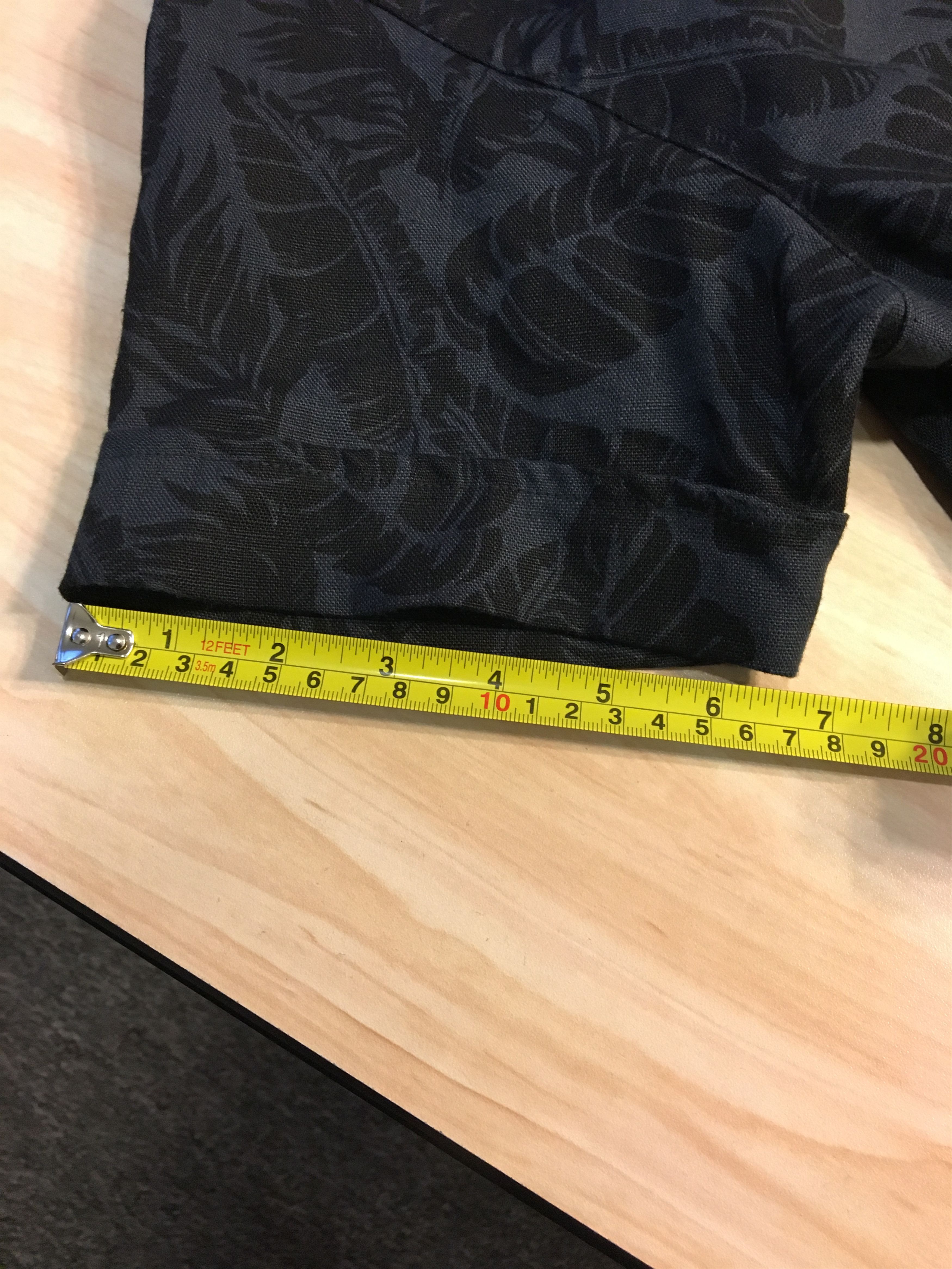 3sixteen Short Sleeve Popover Black Palm Print Size US M / EU 48-50 / 2 - 6 Thumbnail