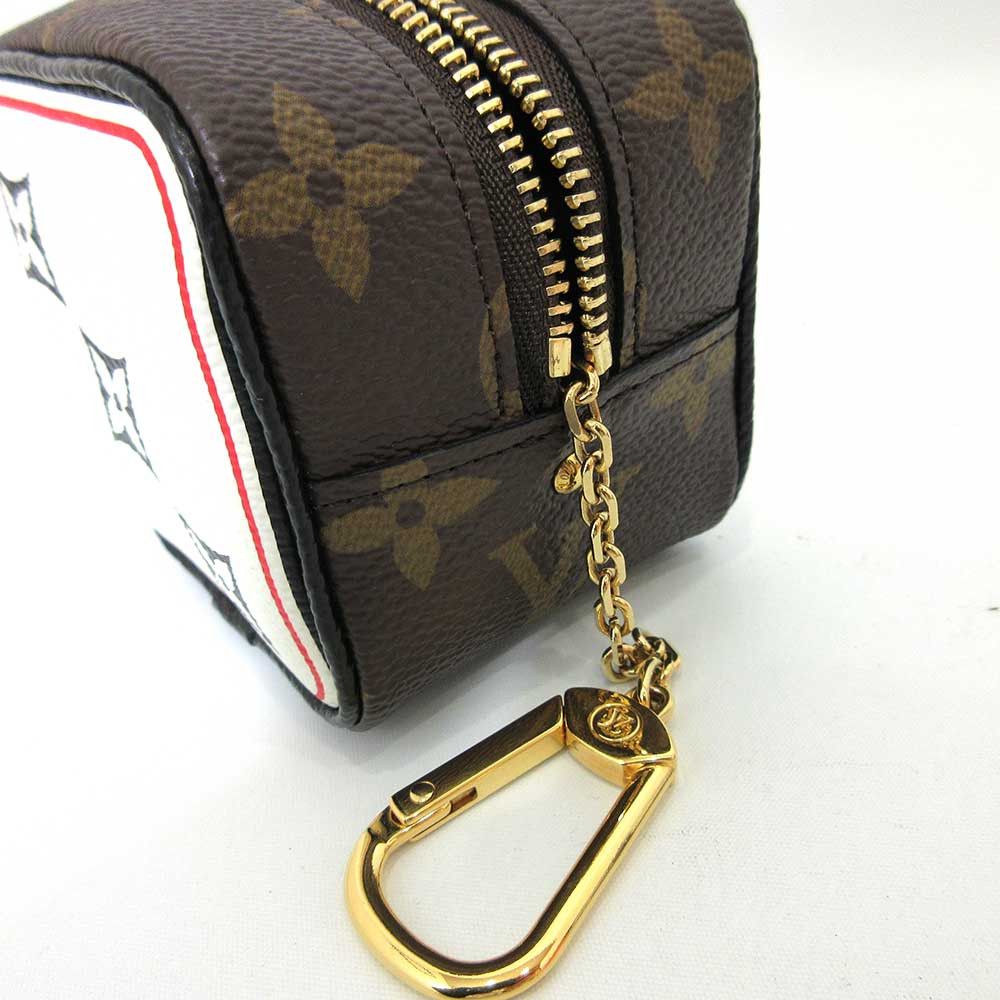 Louis Vuitton Louis Vuitton Louis Vuitton Monogram Portemonnaie Cube Pouch M80231 Canvas Vanity Bag M80231 Size ONE SIZE - 5 Thumbnail