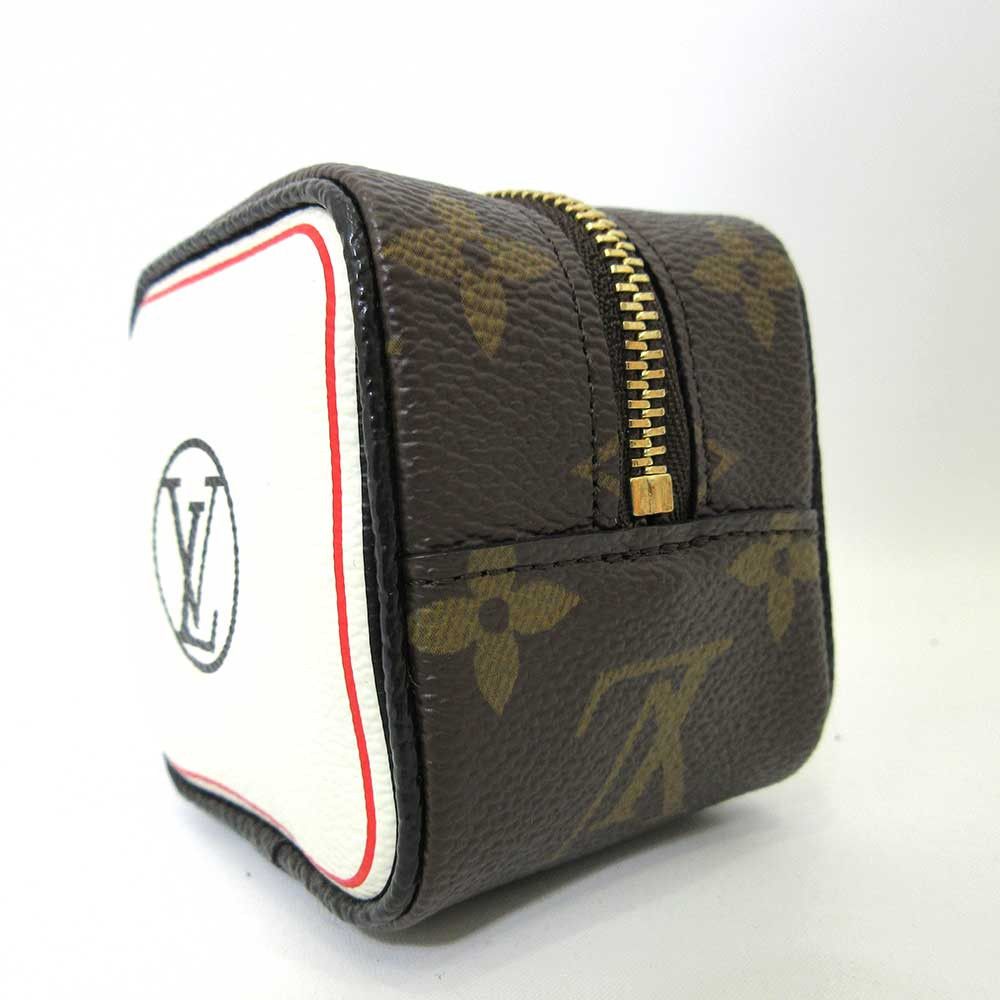 Louis Vuitton Louis Vuitton Louis Vuitton Monogram Portemonnaie Cube Pouch M80231 Canvas Vanity Bag M80231 Size ONE SIZE - 3 Thumbnail