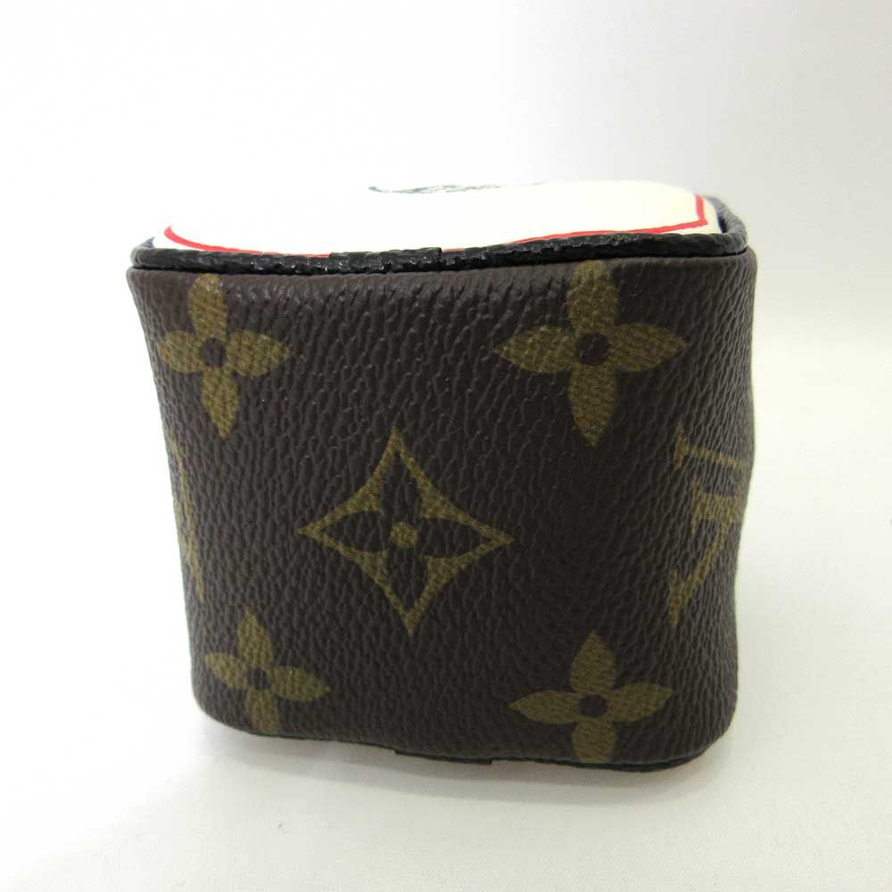 Louis Vuitton Louis Vuitton Louis Vuitton Monogram Portemonnaie Cube Pouch M80231 Canvas Vanity Bag M80231 Size ONE SIZE - 4 Thumbnail
