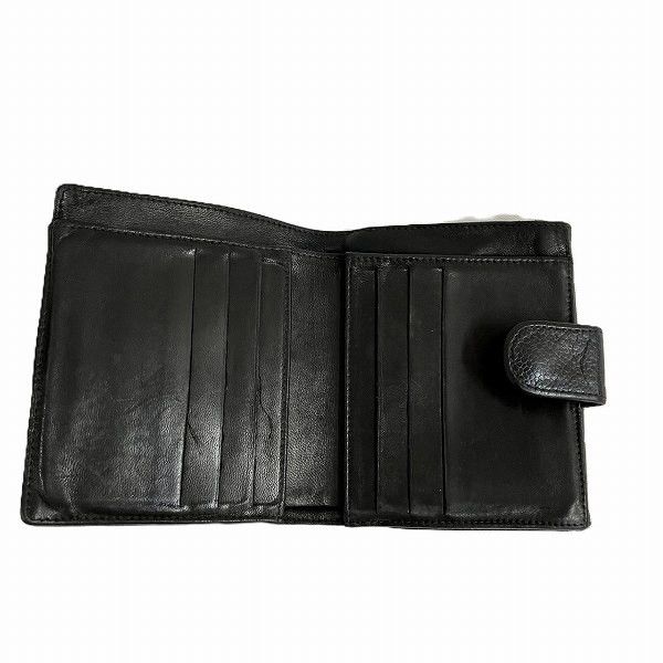 Chanel Chanel Chanel Caviar Skin Double Flap Wallet Leather Short Wallet in Good Condition Size ONE SIZE - 2 Thumbnail