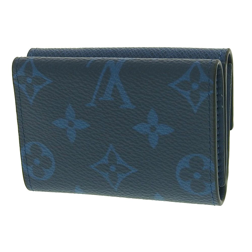 Louis Vuitton Louis Vuitton Louis Vuitton Taiga Monogram Compact Wallet Canvas Short Wallet M67620 in Excellent Condition Size ONE SIZE - 2 Thumbnail