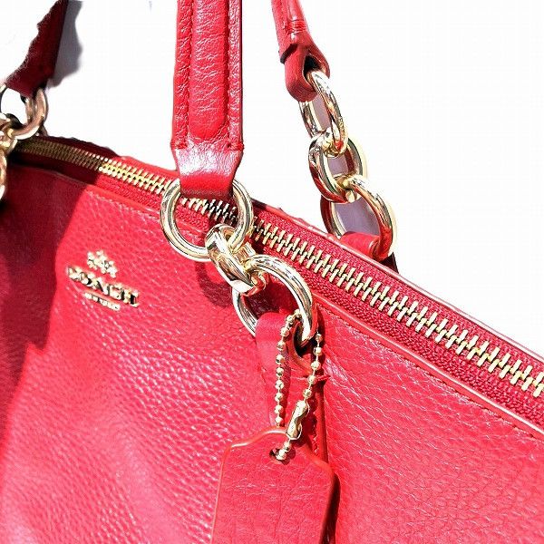 Coach Coach Coach Pebbled Leather Small Satchel F36675 Leather Handbag F36675 in Good Condition Size ONE SIZE - 9 Thumbnail