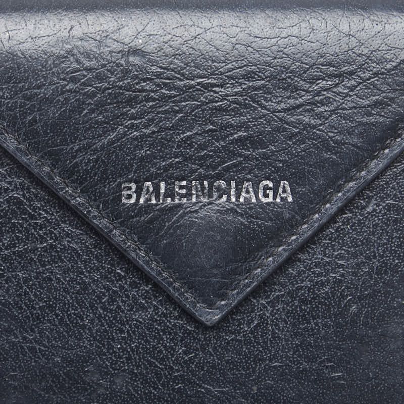 Balenciaga Balenciaga Balenciaga Leather Paper Wallet Black Leather Short Wallet 637450 in Very Good Condition Size ONE SIZE - 8 Thumbnail