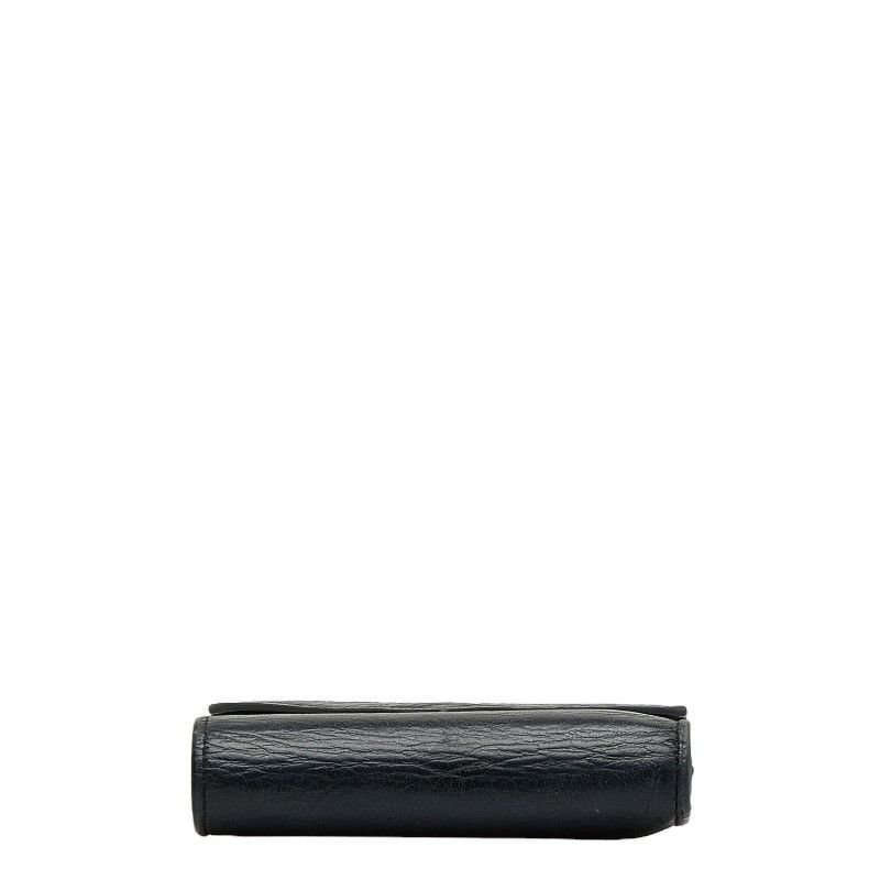 Balenciaga Balenciaga Balenciaga Leather Paper Wallet Black Leather Short Wallet 637450 in Very Good Condition Size ONE SIZE - 4 Thumbnail