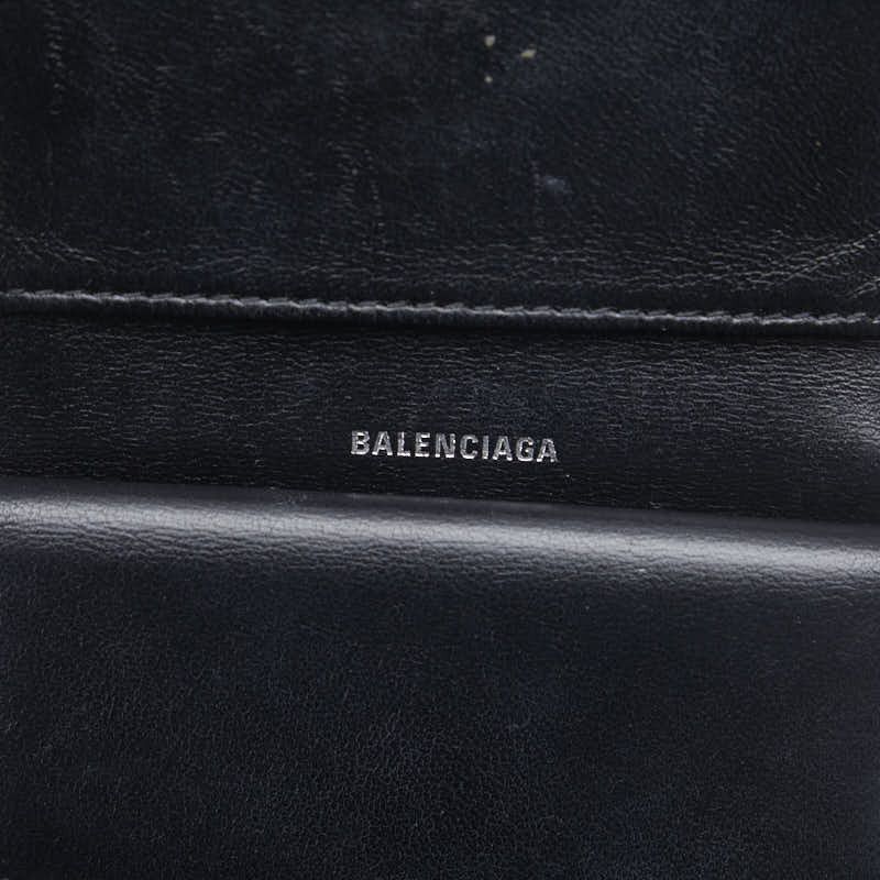 Balenciaga Balenciaga Balenciaga Leather Paper Wallet Black Leather Short Wallet 637450 in Very Good Condition Size ONE SIZE - 9 Thumbnail