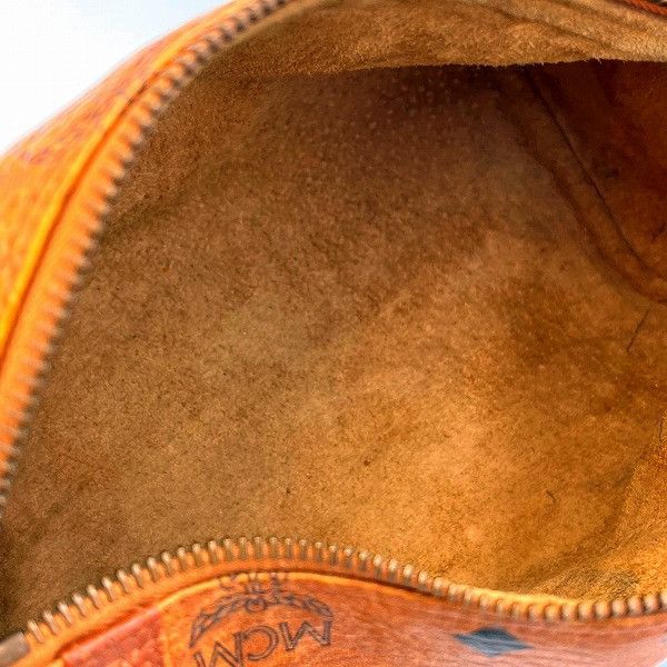 MCM MCM MCM Visetos Camel Leather Shoulder Bag Leather Crossbody Bag in Good Condition Size ONE SIZE - 6 Thumbnail