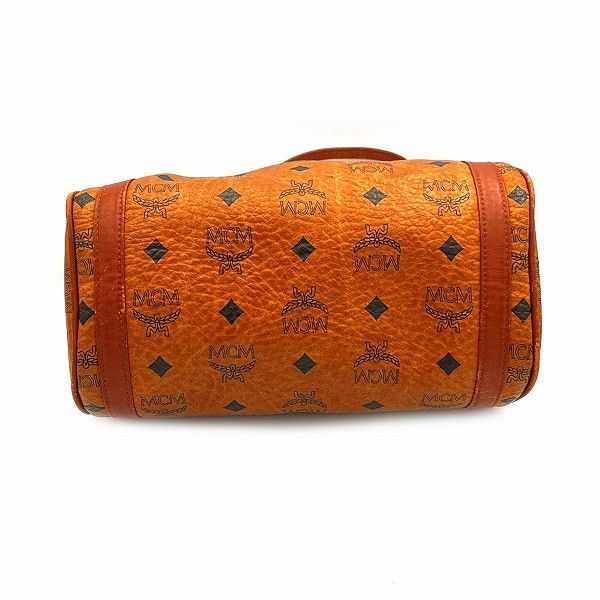 MCM MCM MCM Visetos Camel Leather Shoulder Bag Leather Crossbody Bag in Good Condition Size ONE SIZE - 3 Thumbnail