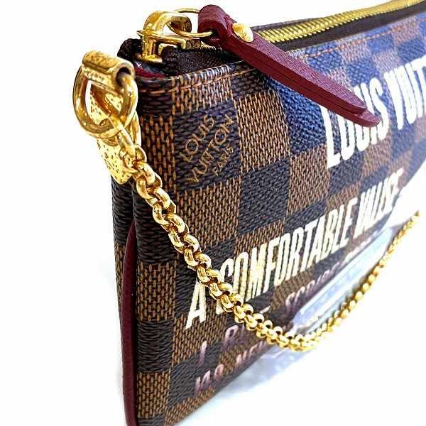 Louis Vuitton Louis Vuitton Louis Vuitton Damier Pochette Mila MM Bag N63091 Canvas Crossbody Bag N63091 in Good Condition Size ONE SIZE - 4 Thumbnail