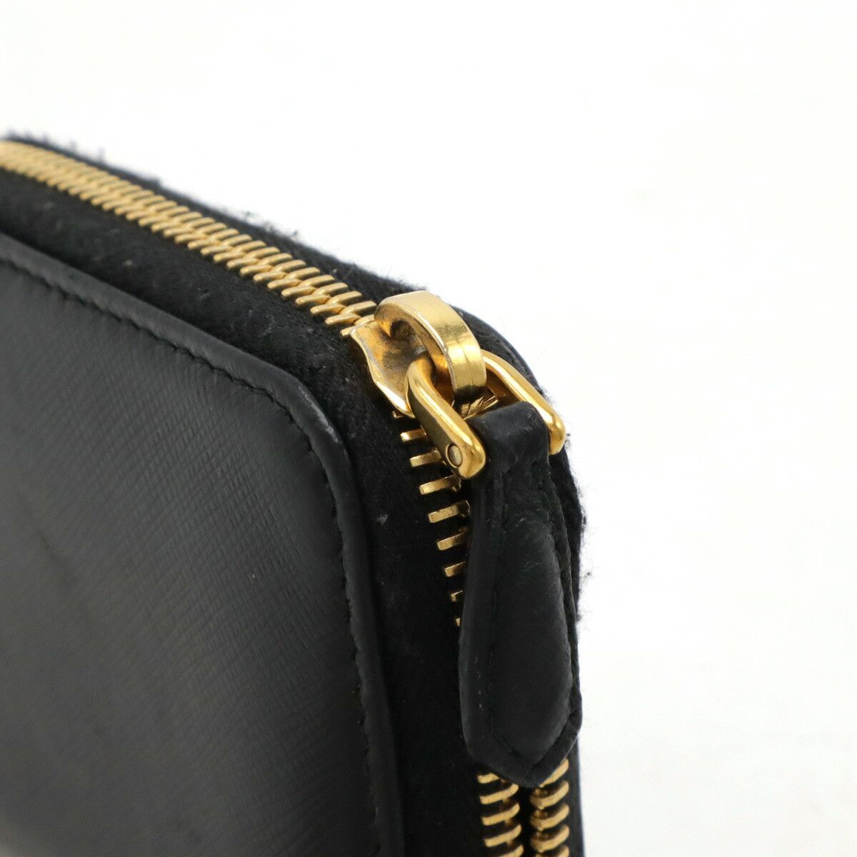Prada Prada Prada Saffiano Leather Coin Case Black Leather Coin Case 1MM268 in Very Good Condition Size ONE SIZE - 4 Thumbnail