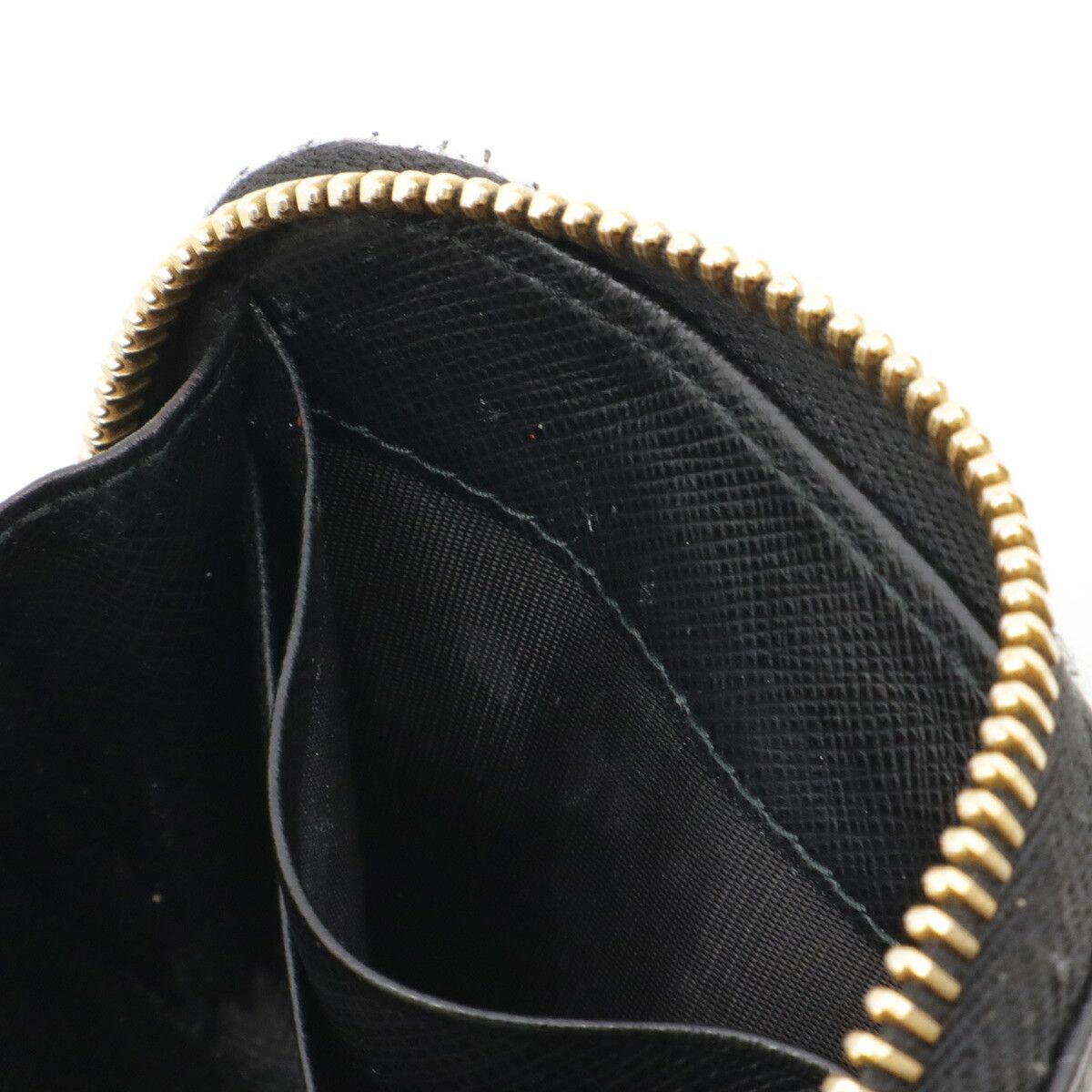 Prada Prada Prada Saffiano Leather Coin Case Black Leather Coin Case 1MM268 in Very Good Condition Size ONE SIZE - 6 Thumbnail