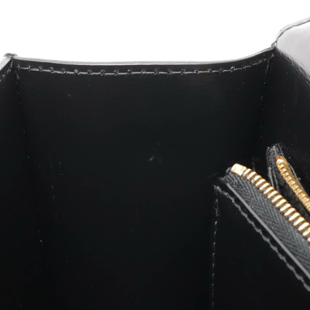 Louis Vuitton Louis Vuitton Louis Vuitton Epi Leather Malzerbe Handbag Black Leather Handbag M52372 in Very Good Condition Size ONE SIZE - 7 Thumbnail