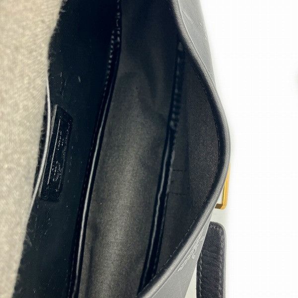 MCM MCM MCM Visetos Black Nylon Leather Shoulder Bag Canvas Crossbody Bag Size ONE SIZE - 6 Thumbnail