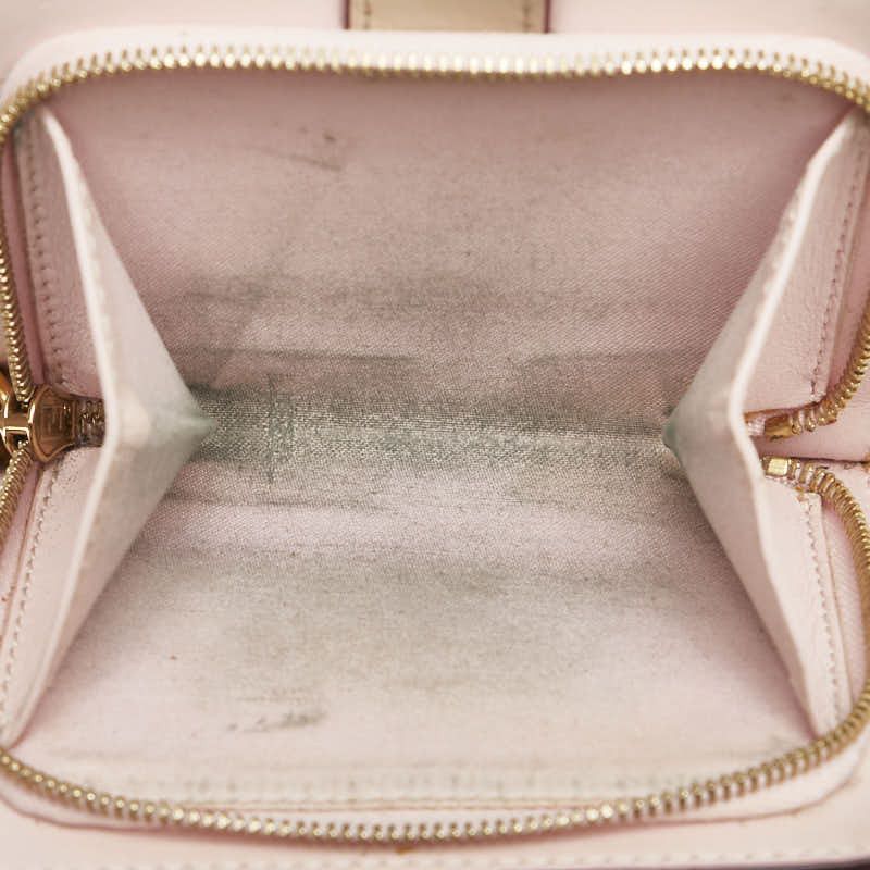 Fendi Fendi Fendi Leather Studded Bifold Wallet Beige Pink Leather Short Wallet in Very Good Condition Size ONE SIZE - 5 Thumbnail