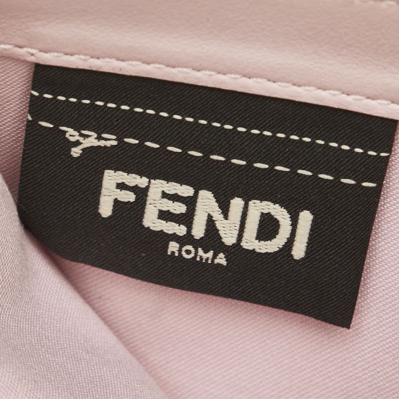 Fendi Fendi Fendi Leather Studded Bifold Wallet Beige Pink Leather Short Wallet in Very Good Condition Size ONE SIZE - 8 Thumbnail