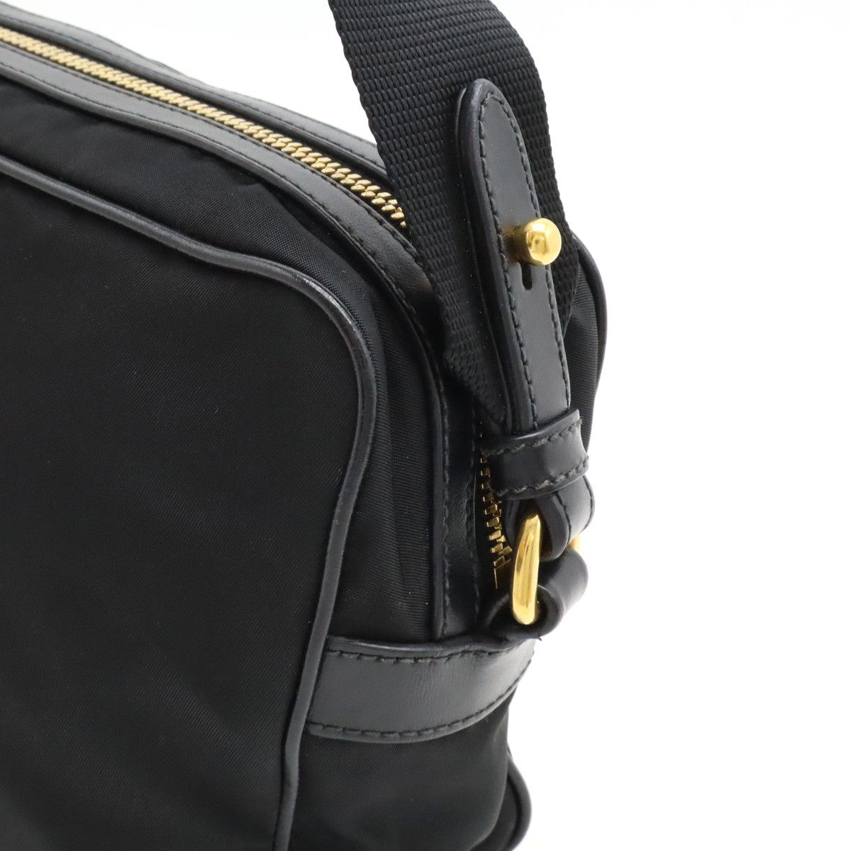 Prada Prada Prada Nylon Leather Shoulder Bag 2WAY Pouch 1BH089 Canvas Crossbody Bag 1BH089 in Very Good Condition Size ONE SIZE - 6 Thumbnail