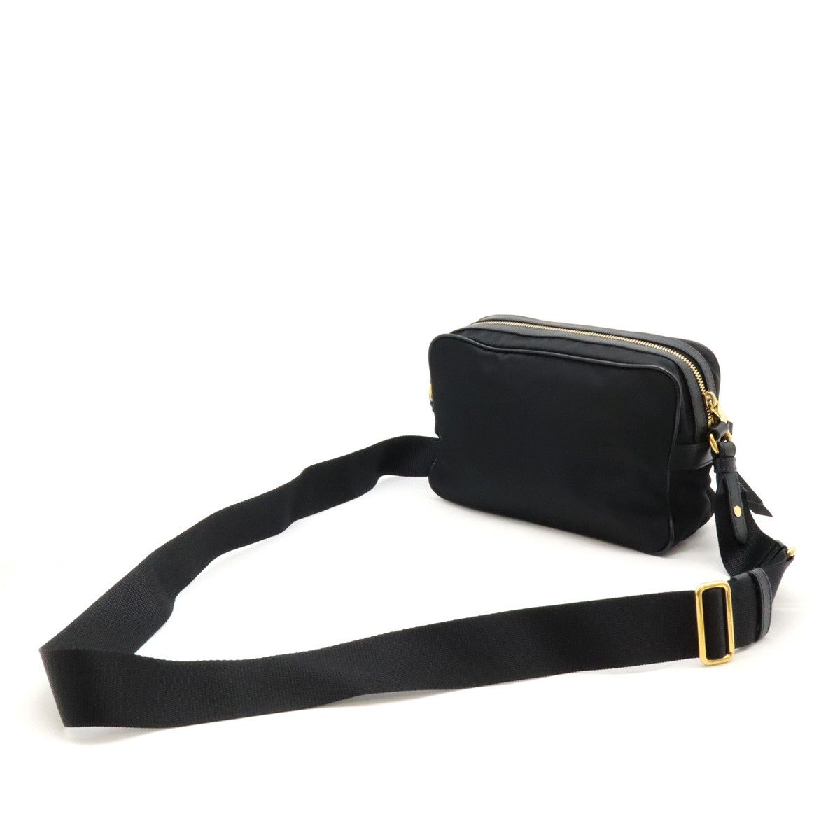 Prada Prada Prada Nylon Leather Shoulder Bag 2WAY Pouch 1BH089 Canvas Crossbody Bag 1BH089 in Very Good Condition Size ONE SIZE - 2 Thumbnail
