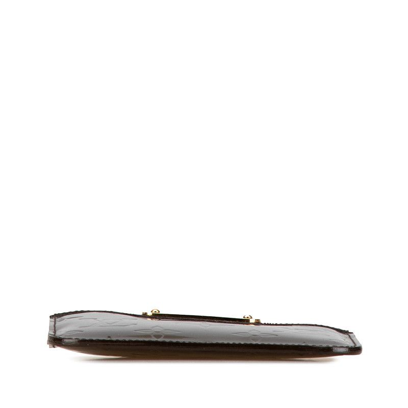 Louis Vuitton Louis Vuitton Louis Vuitton Vernis Coin Case M93557 Brown Leather Coin Case M93557 in Very Good Condition Size ONE SIZE - 4 Thumbnail