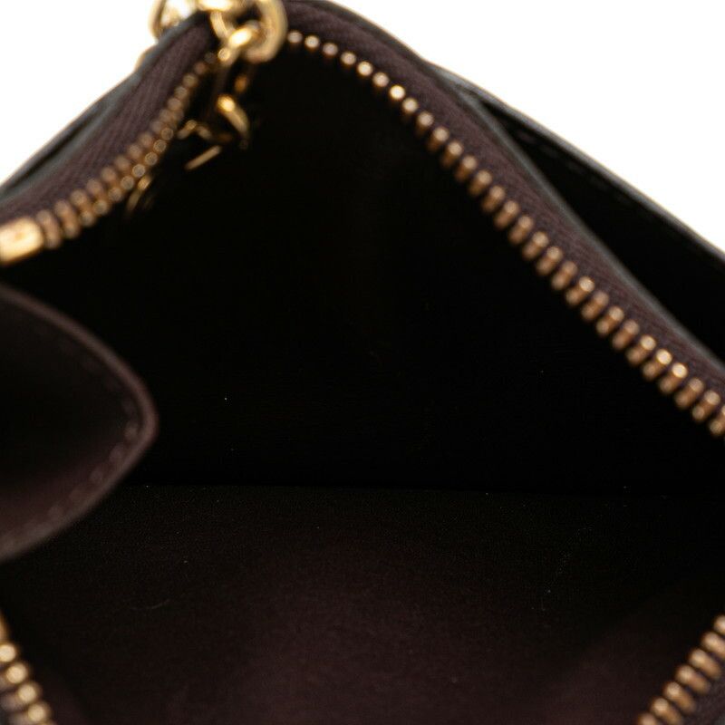 Louis Vuitton Louis Vuitton Louis Vuitton Vernis Coin Case M93557 Brown Leather Coin Case M93557 in Very Good Condition Size ONE SIZE - 6 Thumbnail