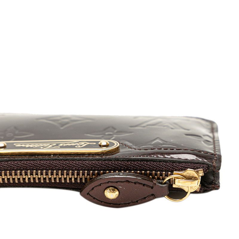 Louis Vuitton Louis Vuitton Louis Vuitton Vernis Coin Case M93557 Brown Leather Coin Case M93557 in Very Good Condition Size ONE SIZE - 5 Thumbnail