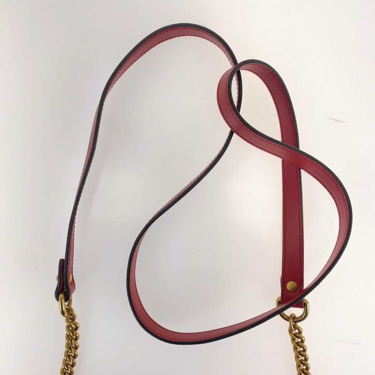 Gucci Gucci Gucci Leather GG Marmont Shoulder Bag Leather Crossbody Bag 448065 Size ONE SIZE - 9 Thumbnail