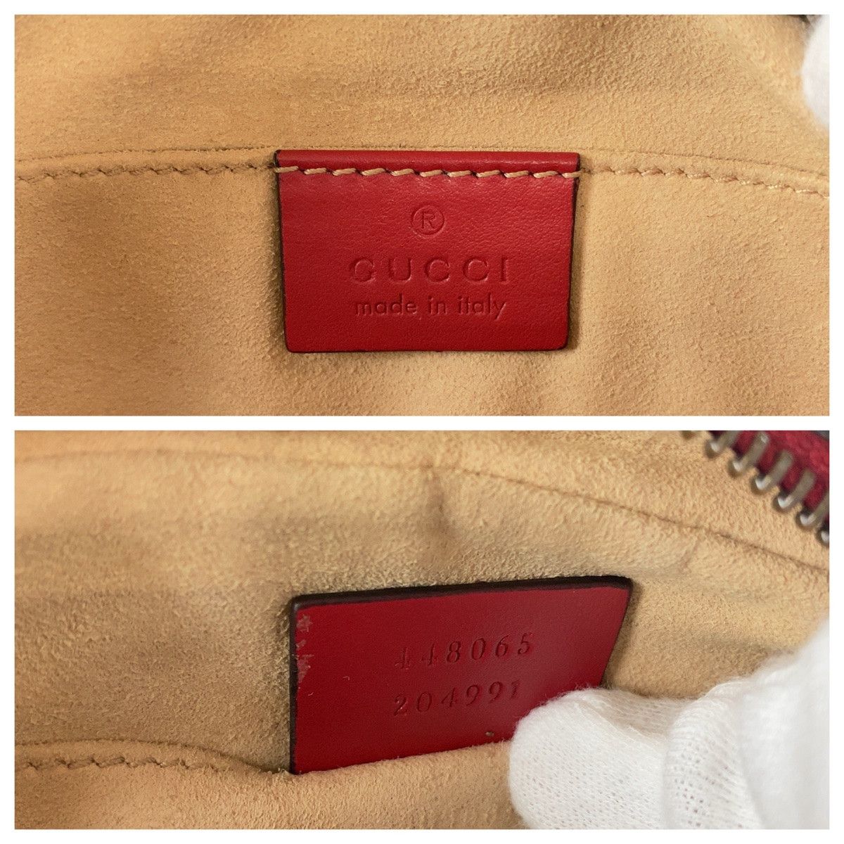 Gucci Gucci Gucci Leather GG Marmont Shoulder Bag Leather Crossbody Bag 448065 Size ONE SIZE - 4 Thumbnail