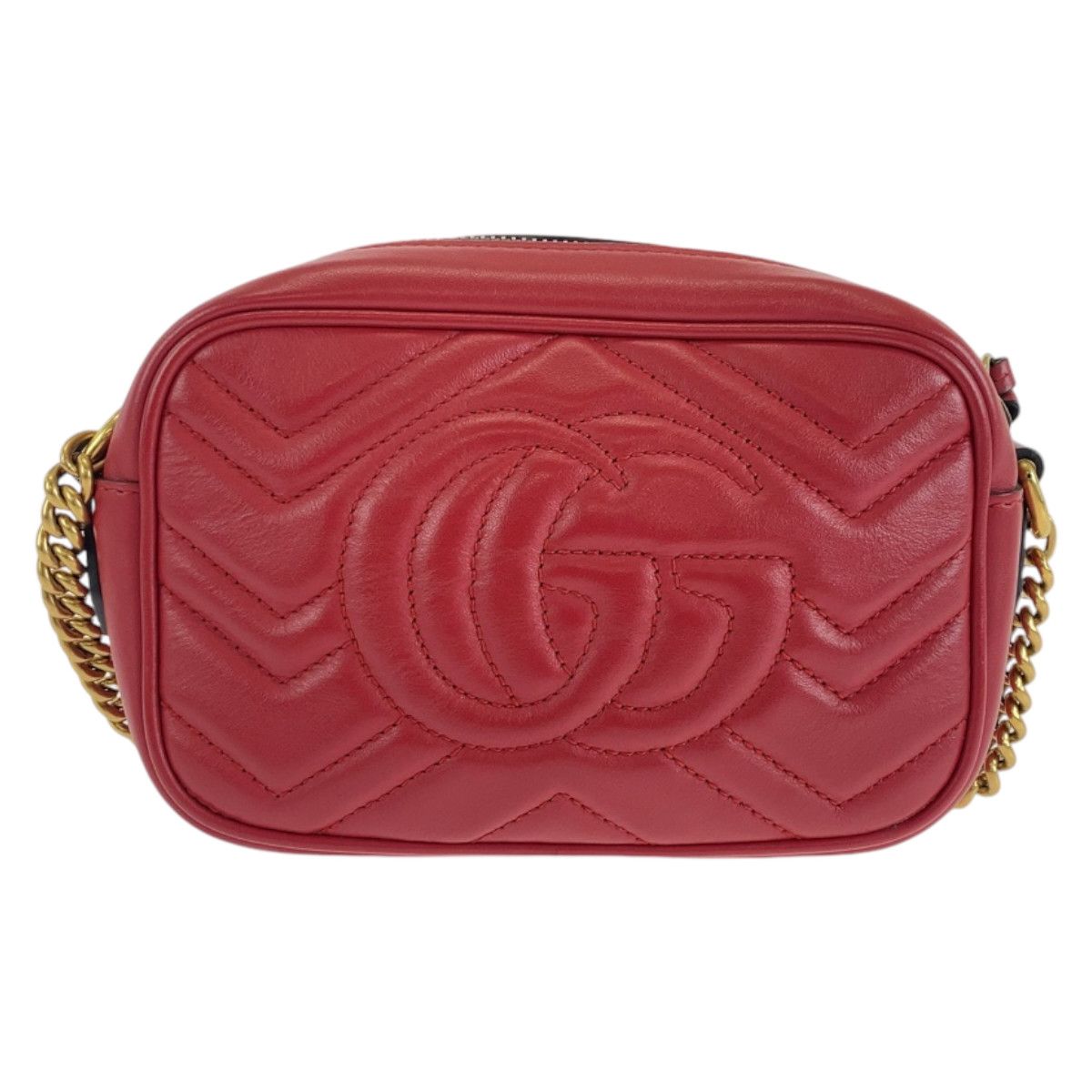 Gucci Gucci Gucci Leather GG Marmont Shoulder Bag Leather Crossbody Bag 448065 Size ONE SIZE - 2 Thumbnail