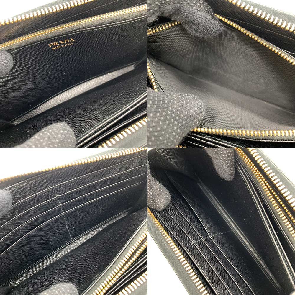 Prada Prada Prada Saffiano Leather Long Wallet 1ML506 Leather Long Wallet 1ML506 in Very Good Condition Size ONE SIZE - 5 Thumbnail
