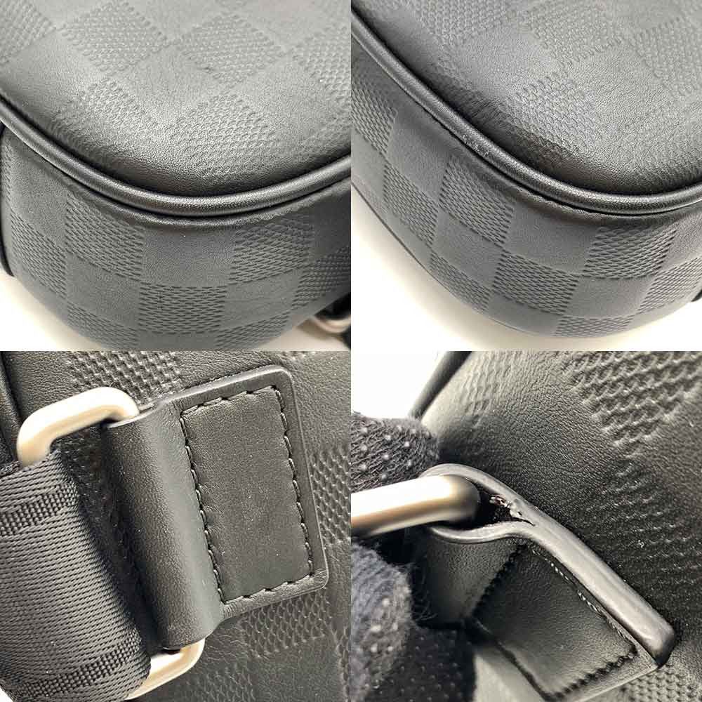 Louis Vuitton Louis Vuitton Louis Vuitton Damier Infini Ambrelle Waist Bag Black Leather Belt Bag N41288 in Very Good Condition Size ONE SIZE - 5 Thumbnail