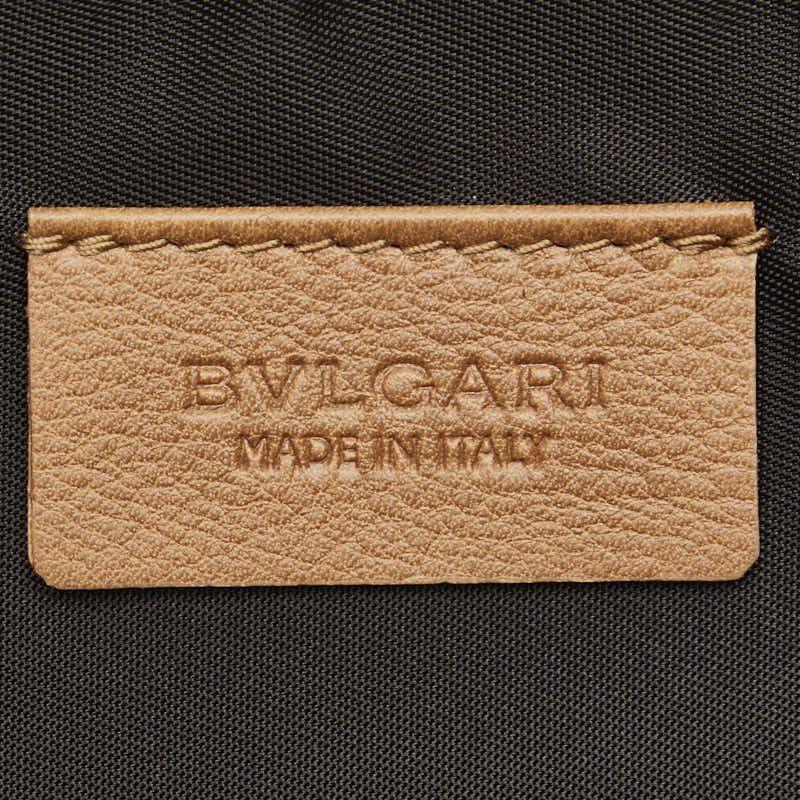 Bvlgari Bvlgari Bvlgari Beige PVC Leather Clutch Bag Canvas Clutch Bag 222-69461 in Great Condition Size ONE SIZE - 8 Thumbnail