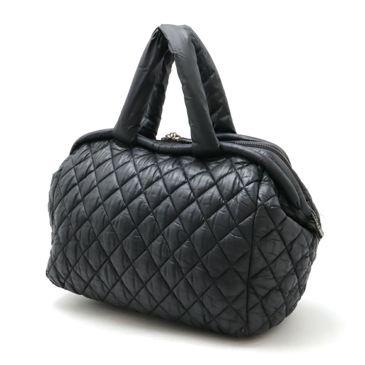 Chanel Chanel Chanel Coco Cocoon Quilted Tote Bag Black Canvas Tote Bag A47205 in Good Condition Size ONE SIZE - 2 Thumbnail