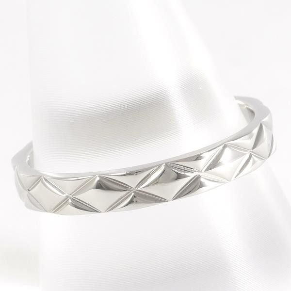 Chanel Chanel Chanel Matelasse PT950 Platinum Ring Metal Ring in Excellent Condition Size ONE SIZE - 2 Thumbnail