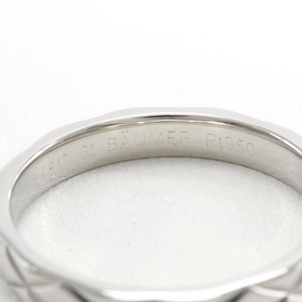 Chanel Chanel Chanel Matelasse PT950 Platinum Ring Metal Ring in Excellent Condition Size ONE SIZE - 7 Thumbnail