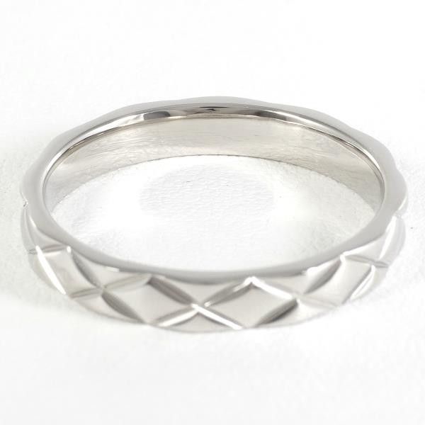 Chanel Chanel Chanel Matelasse PT950 Platinum Ring Metal Ring in Excellent Condition Size ONE SIZE - 4 Thumbnail