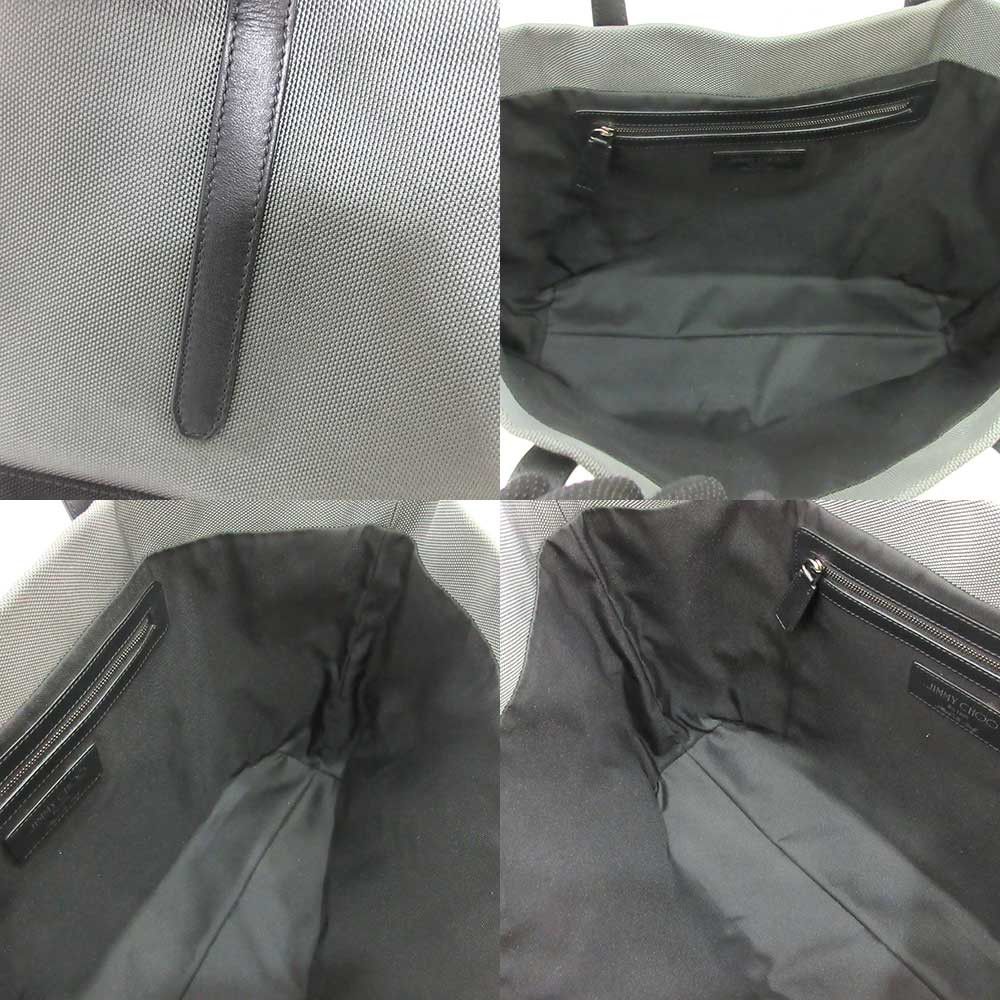 Jimmy Choo Jimmy Choo Jimmy Choo Nylon Leather Tote Bag Canvas Tote Bag in Very Good Condition Size ONE SIZE - 6 Thumbnail